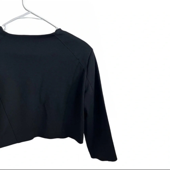 ANGELO MARANI Italian Designer Long Sleeves Black Blazer Size 48 (US L) - Picture 8 of 16